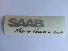 Sticker SAAB "more than a car" black